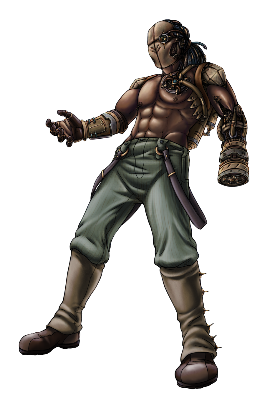 A Heavily Modified Soldier, Ready for Battle A Heavily Modified Soldier, Ready for Battle