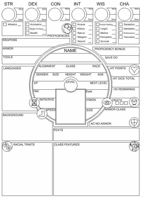 D&D NEXT CHARACTER SHEET UPDATED Pawns Obsidian Portal