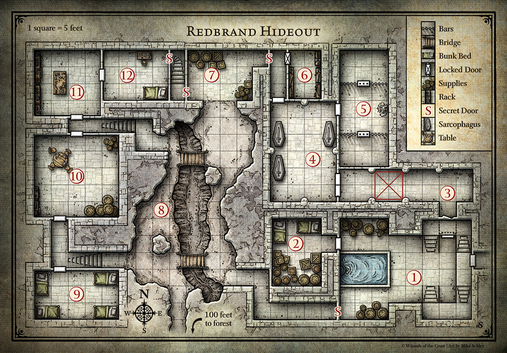 lost mines of phandelver player map