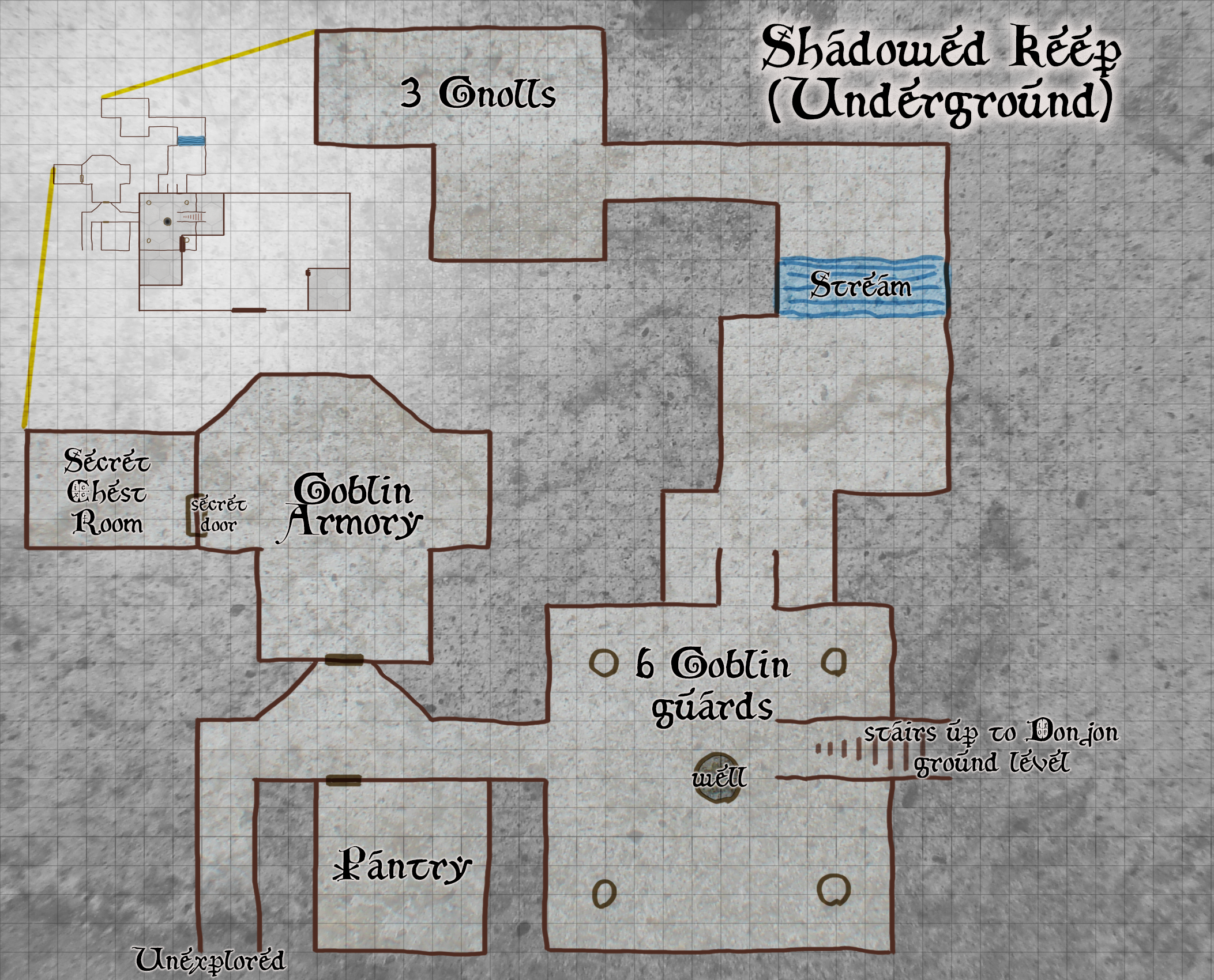 Shadowed Keep - Under the Donjon
