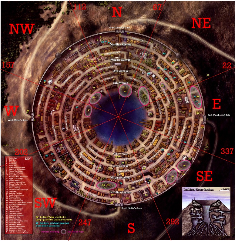 Map of Cauldron The City of Cauldron Obsidian Portal