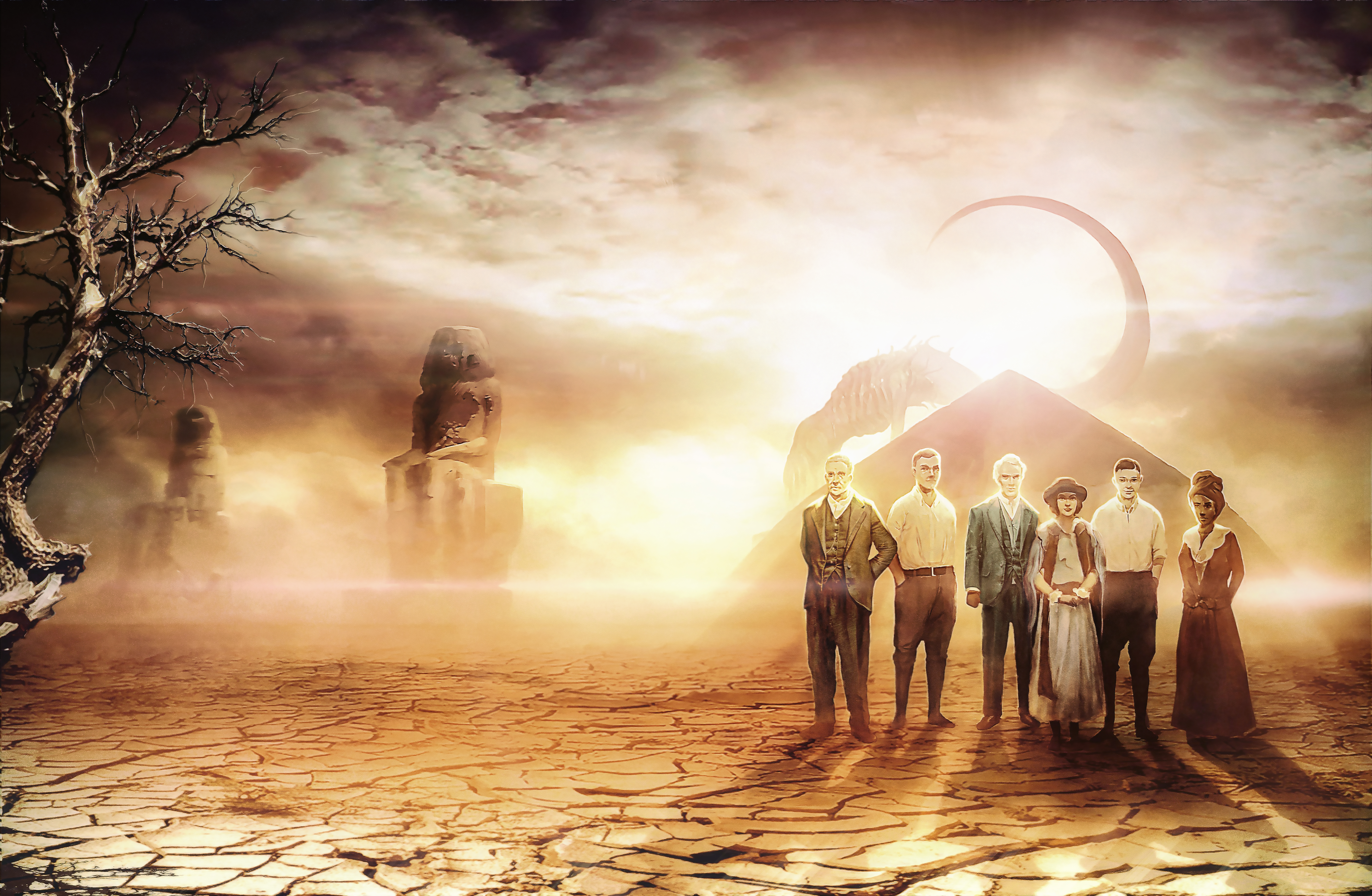 Masks of nyarlathotep book 1 cover rhys pugh and sam lamont