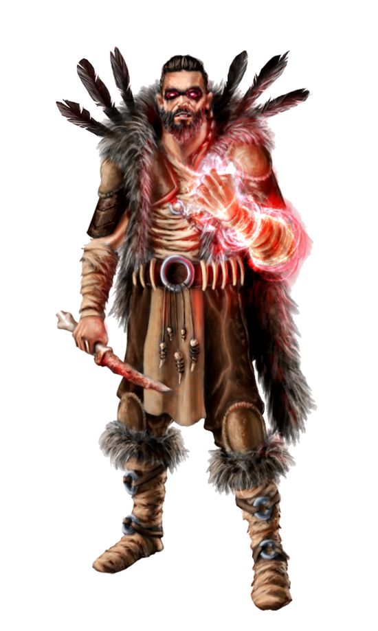 Shadow Shaman (Shaman Archetype) Myrkvidr Tales Skull and Shackles