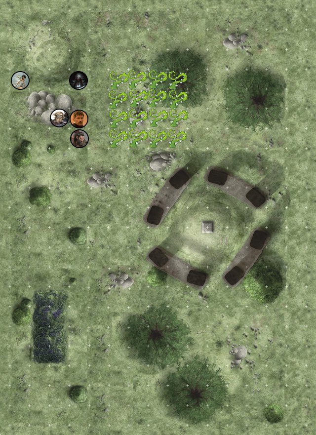 Tree spider battlemap
