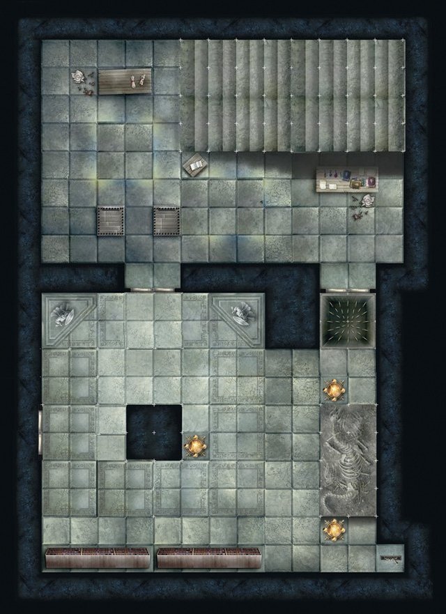 Yisarn battlemap after the battle