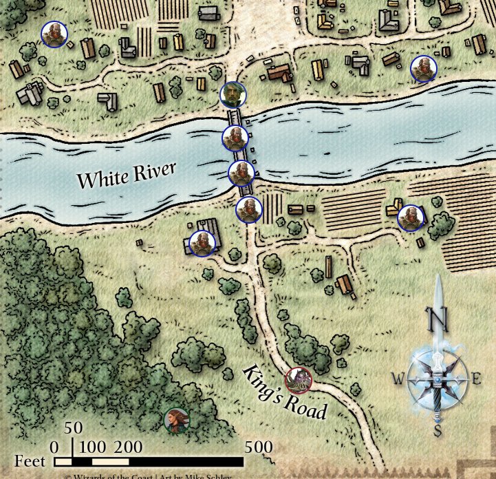 Battle of Albridge Map 1