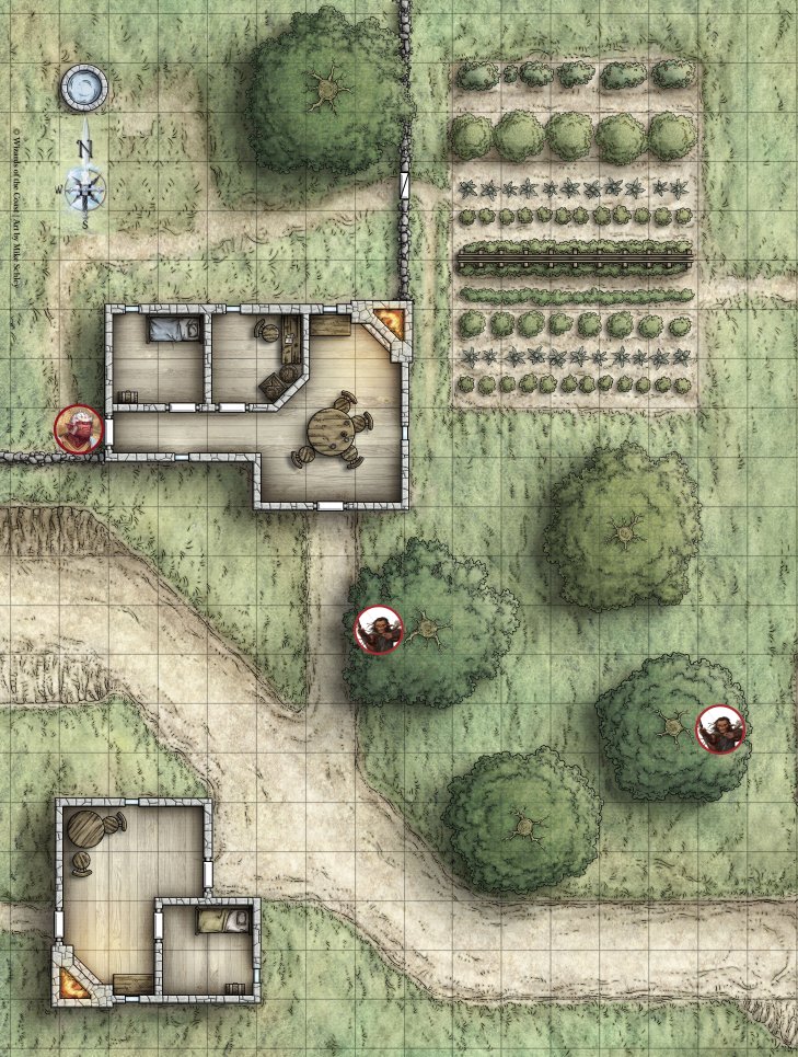 Battle of Albridge Map 4-1