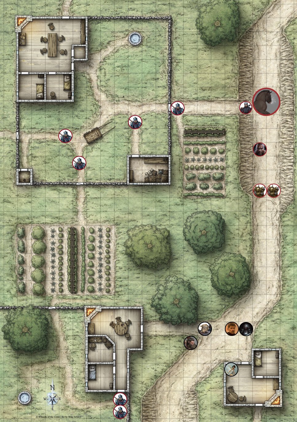 Battle of Albridge Map 5-1