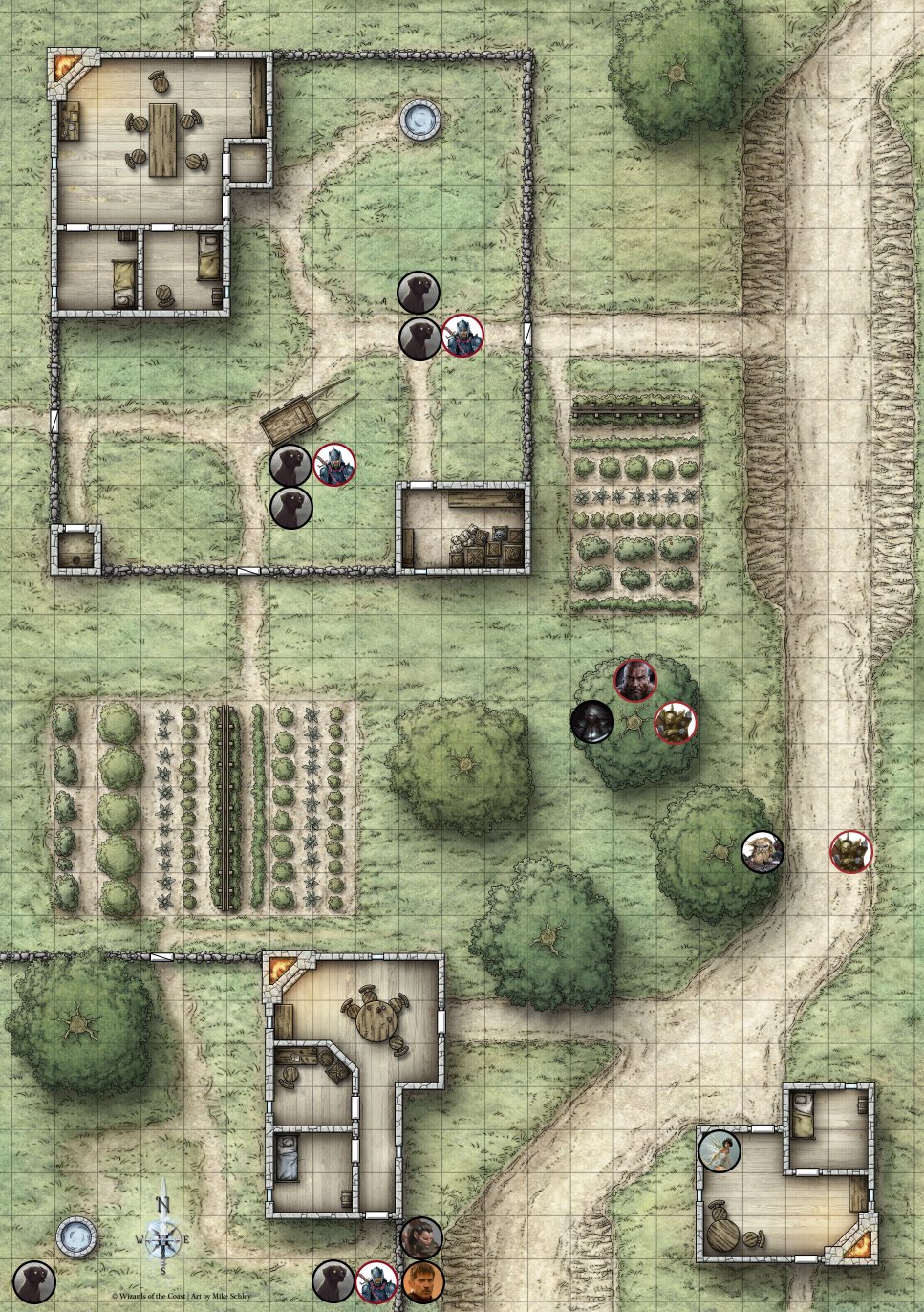 Battle of Albridge map 5-2