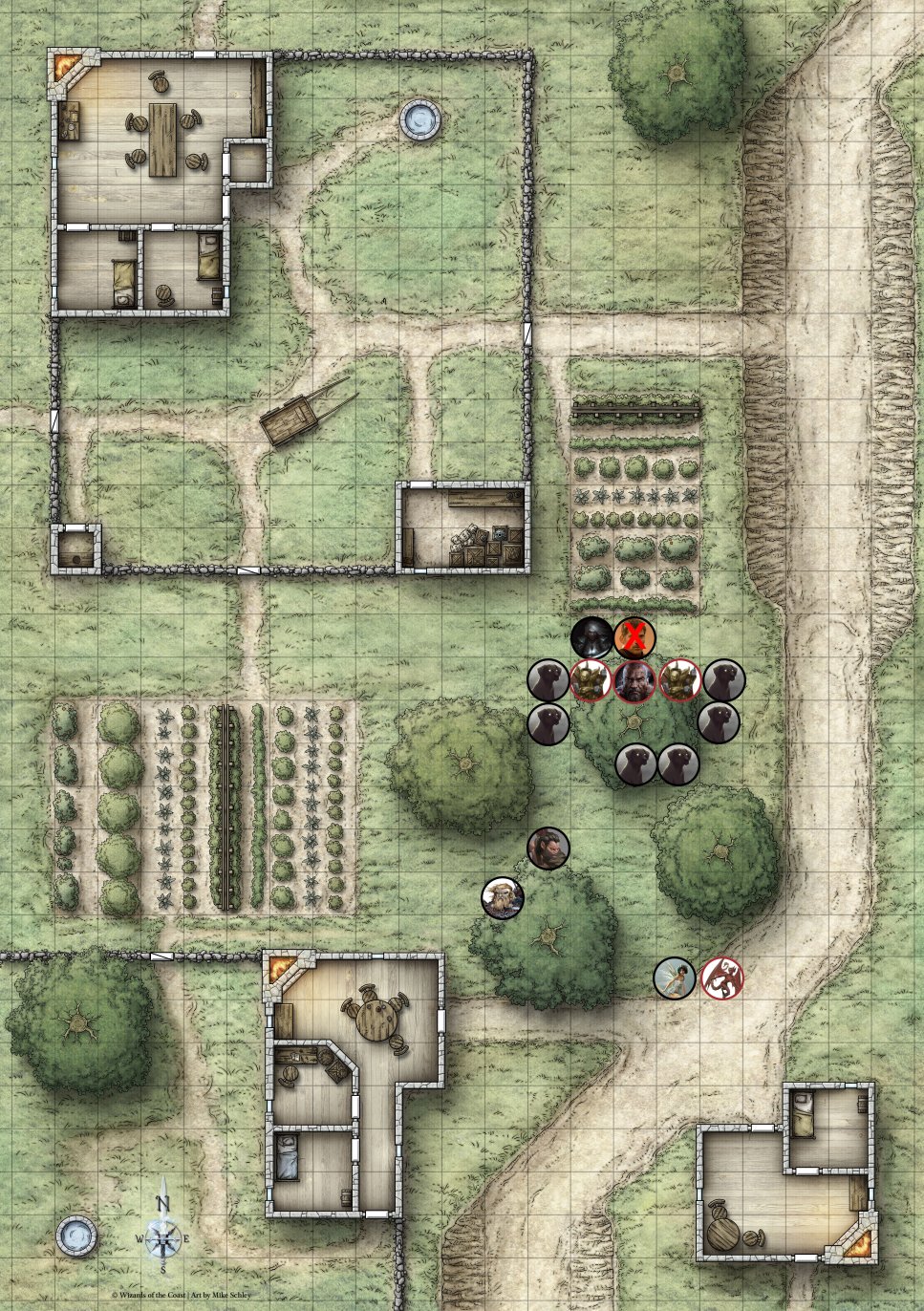 Battle of Albridge map 5-4
