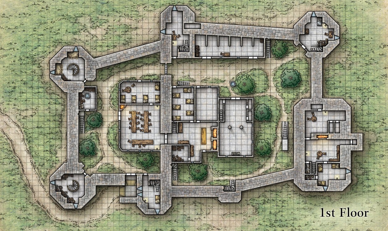 Harken Keep Ground Floor