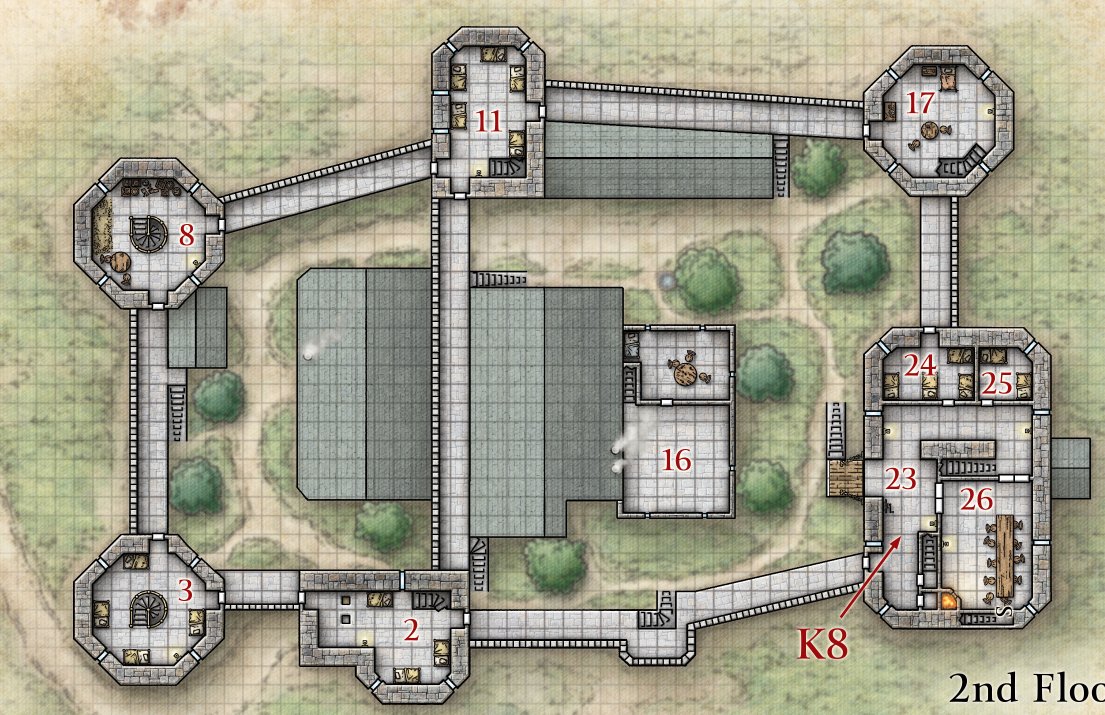 Harken Keep - 1st floor