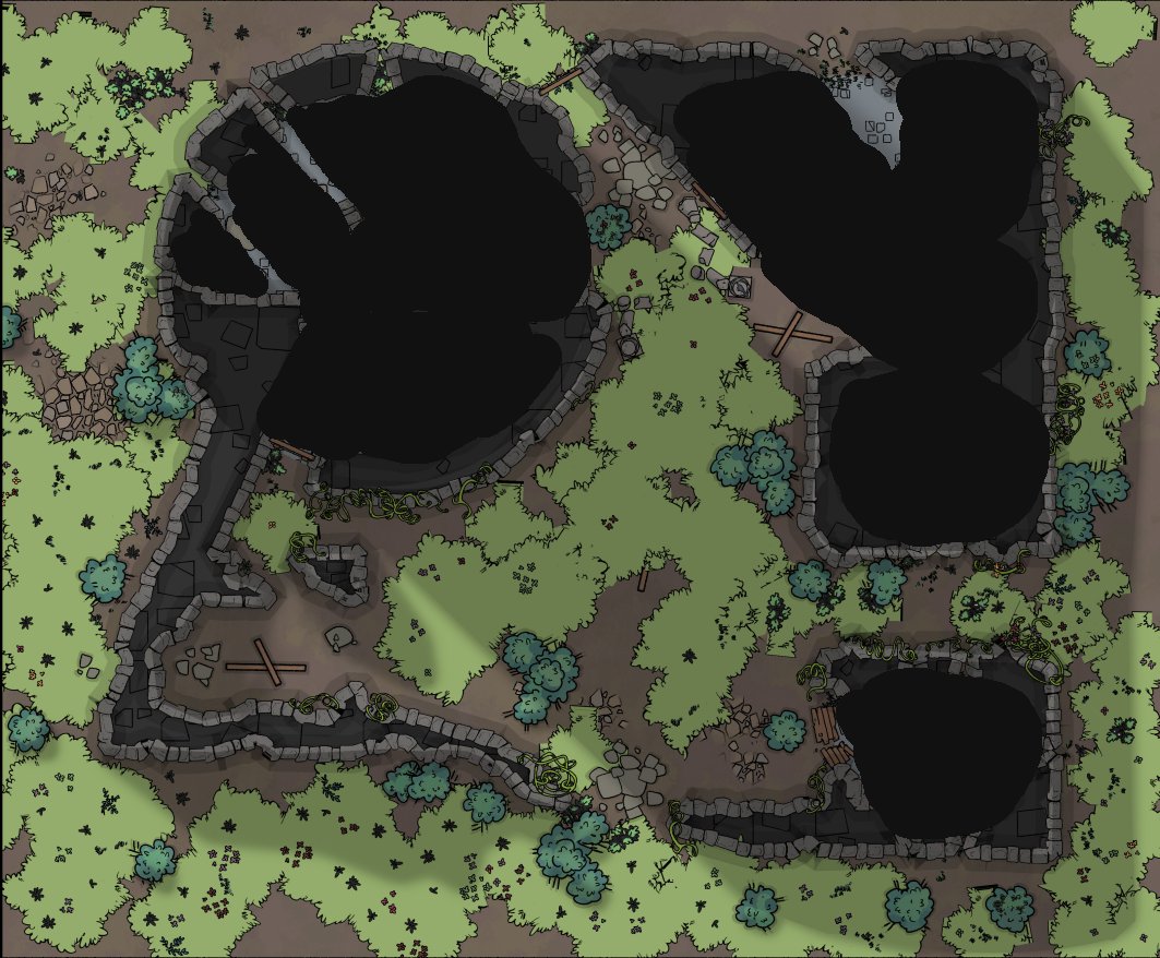 Haunted Ruins map 1
