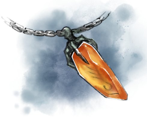 Amber shard