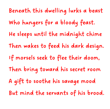Bloody Writing