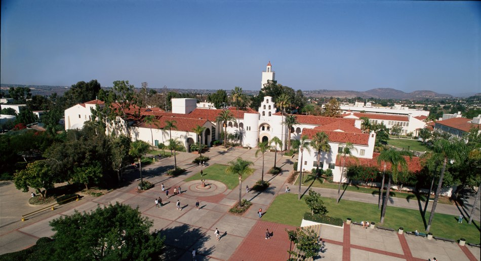 Sdsu campus from on high