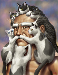 ManBeardsplosionKittenLover